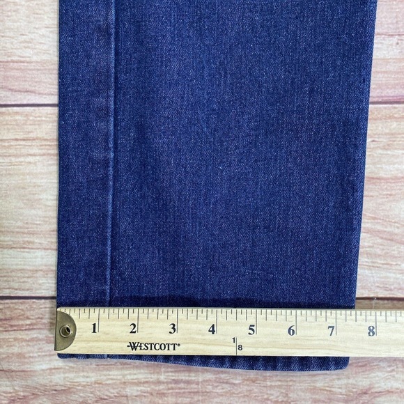 Michael Brandon Slim Straight Jeans Mens 36x30 Dark Wash Casual Work - Picture 3 of 8